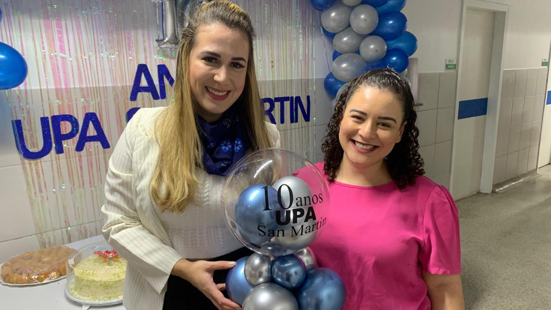 amyla Bastos (esq.) e Vanessa Ribeiro. (Foto: UPA San Martin)